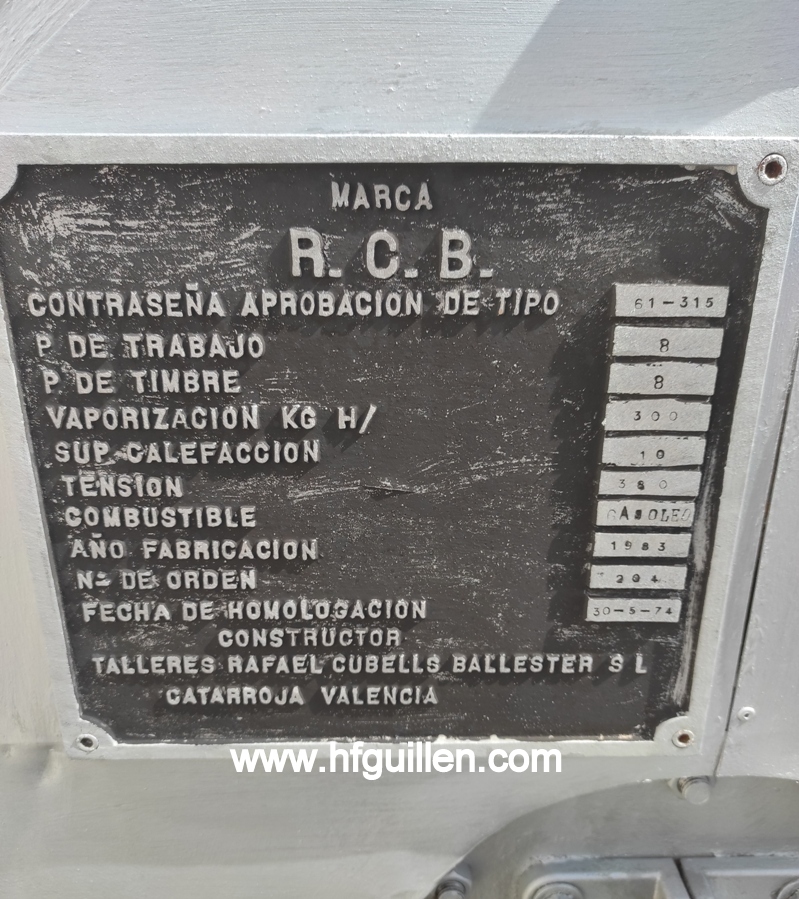 GENERATORE DI VAPORE INDUSTRIALE A GASOLIO 300 kg/h in vendita - foto 12