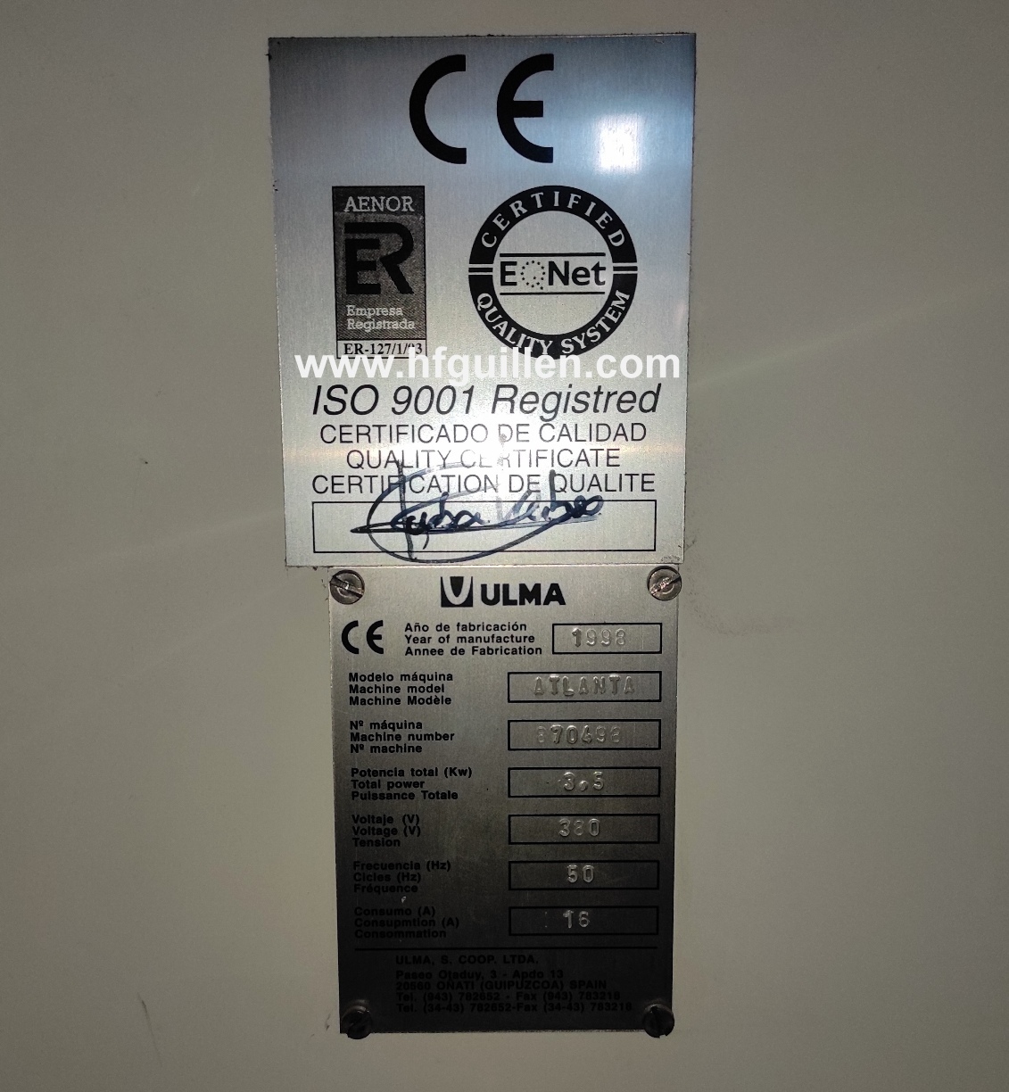 CONFEZIONATRICE FLOW PACK ULMA ATLANTA DOPPIA GANASCIA  in vendita - foto 12