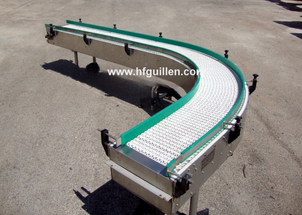 REF-1071 NASTRO TRASPORTATORE MODULARE A CURVA 90º in vendita - foto 3