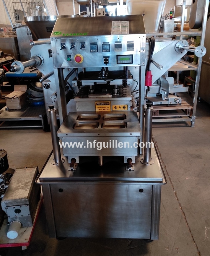 TERMOSIGILLATRICE SEMIAUTOMATICA PER VASCHETTE EFABIND in vendita - foto 1