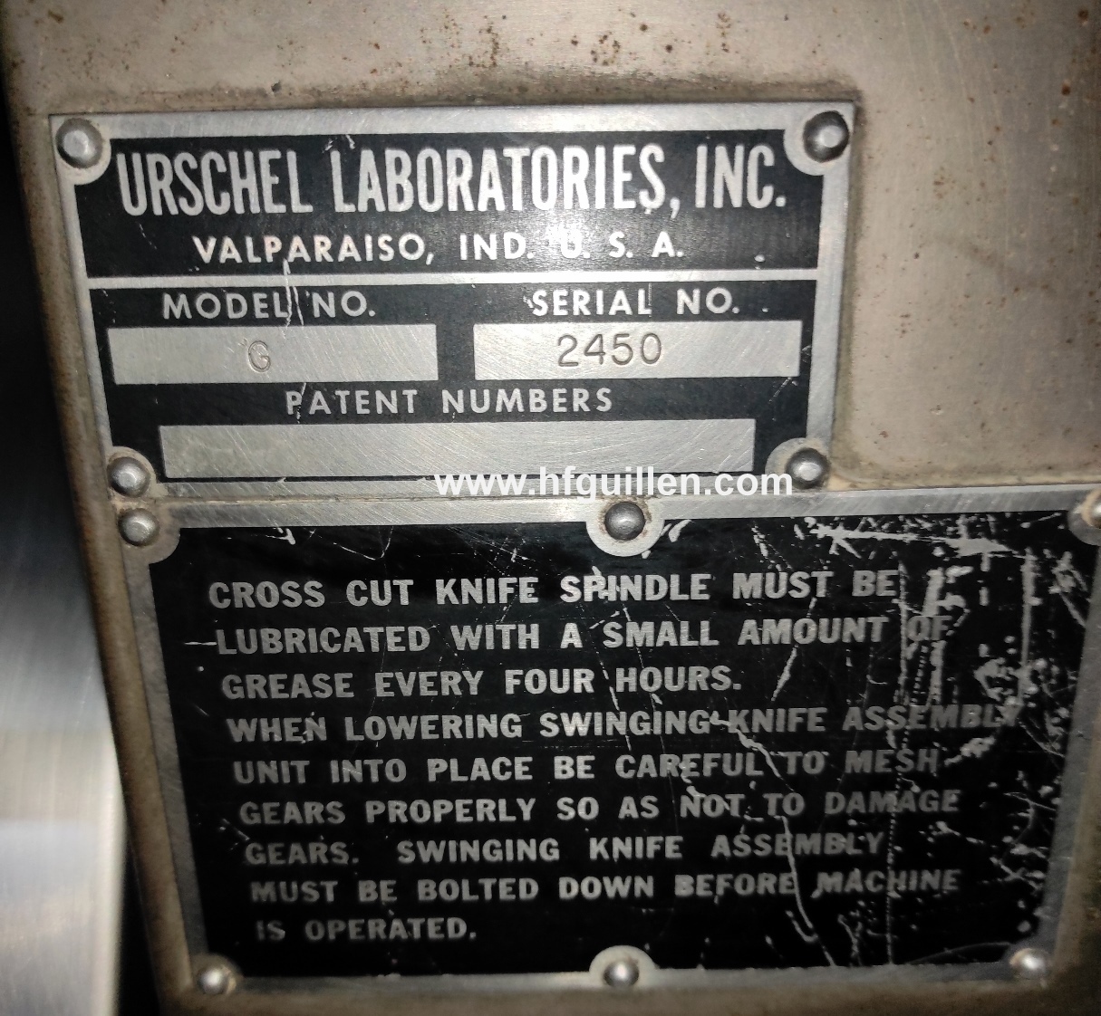 REF-2605 CUBETTATRICE URSCHEL G in vendita - foto 11