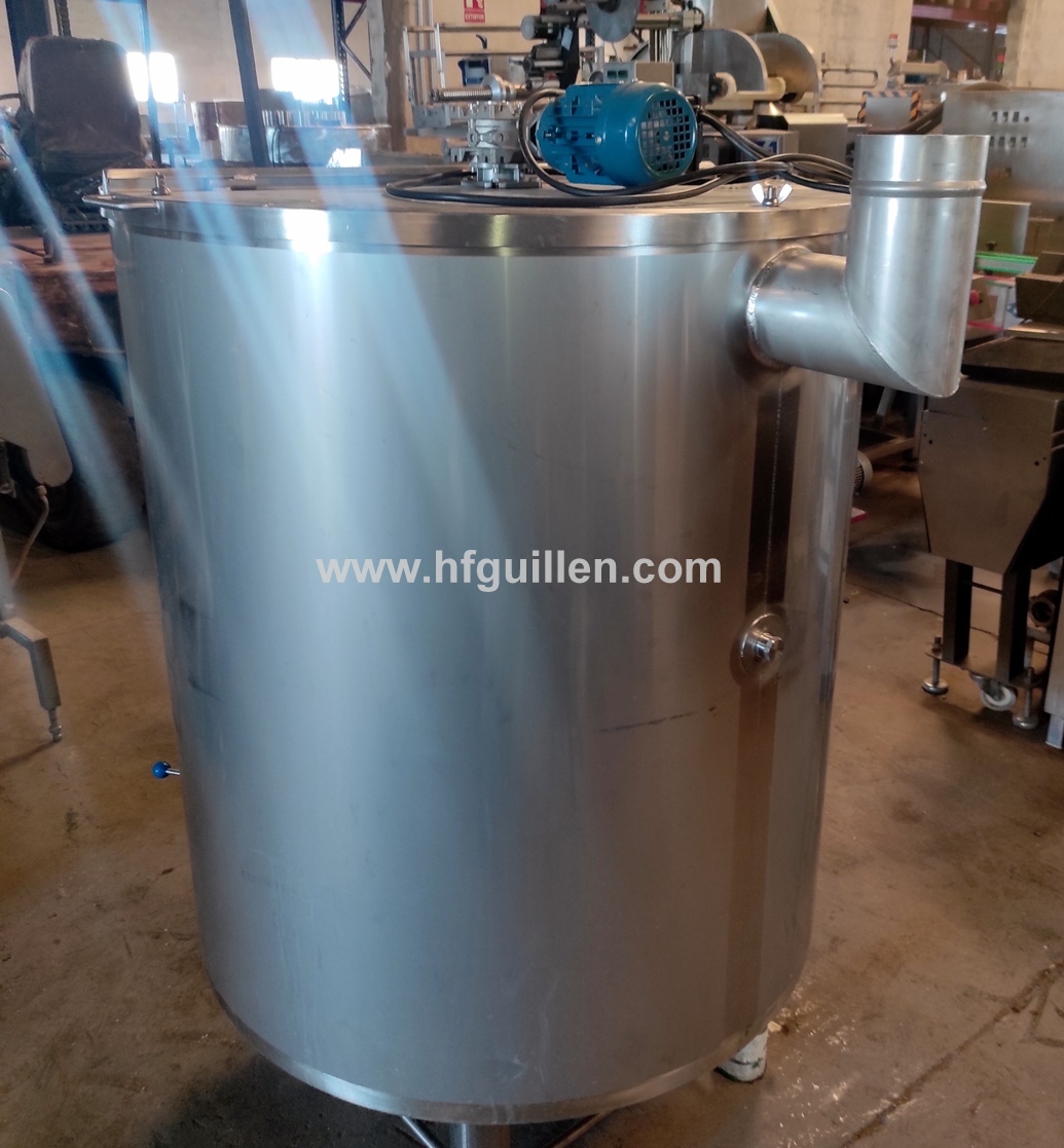 SERBATOIO INOX ISOTERMICO AGITATORE E COPERCHIO 550 L in vendita - foto 3