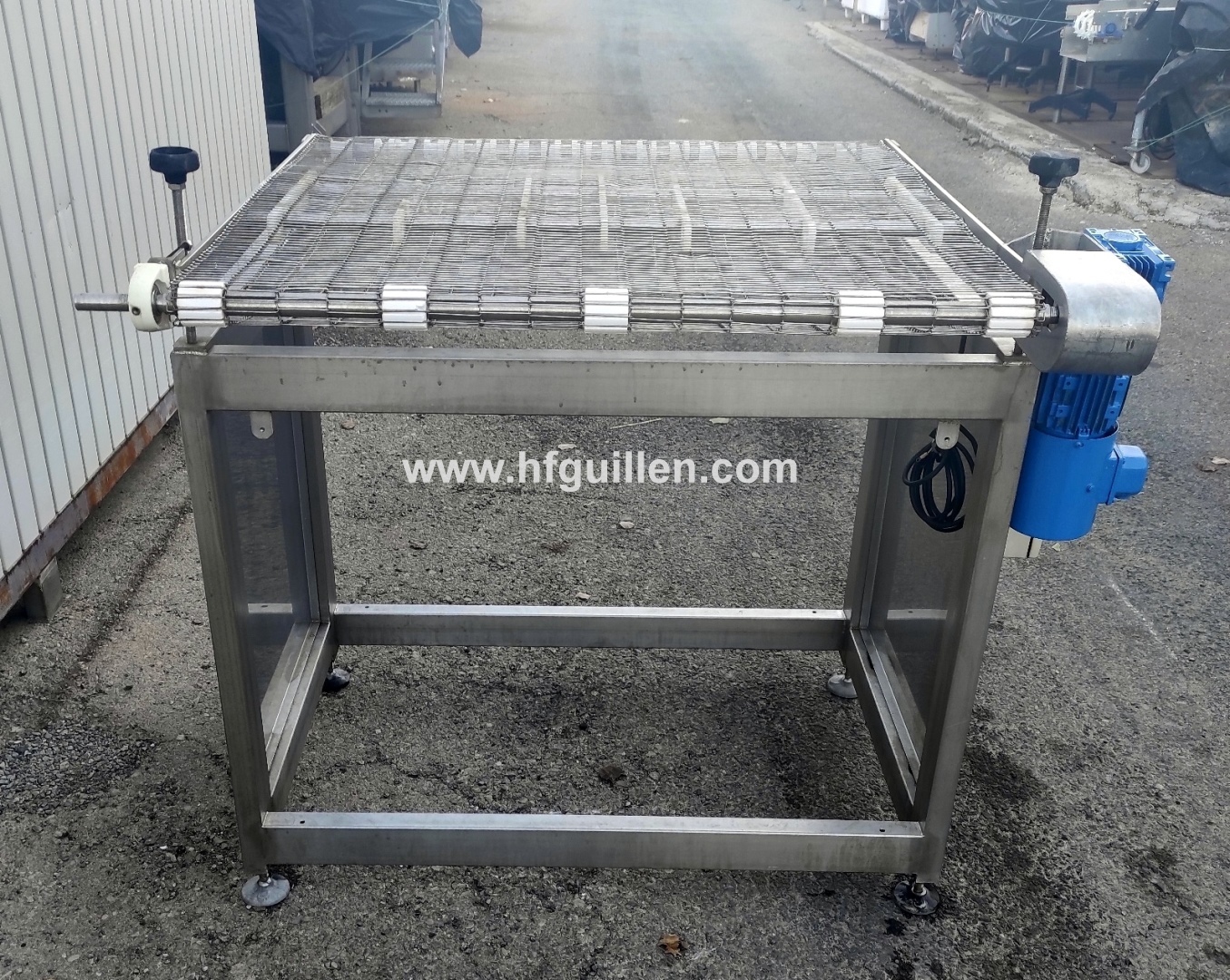 NASTRO TRASPORTATORE RETE METALLICA INOX CON VARIATORE in vendita - foto 3