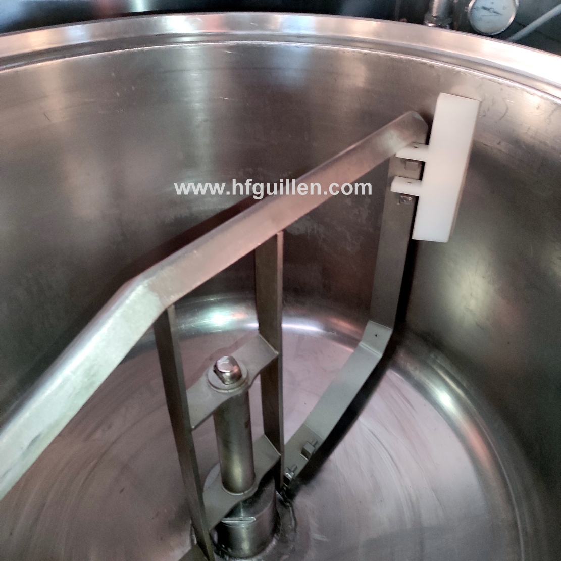 PENTOLA MESCOLATRICE RIBALTABILE A VAPORE FIREX 180 L in vendita - foto 8