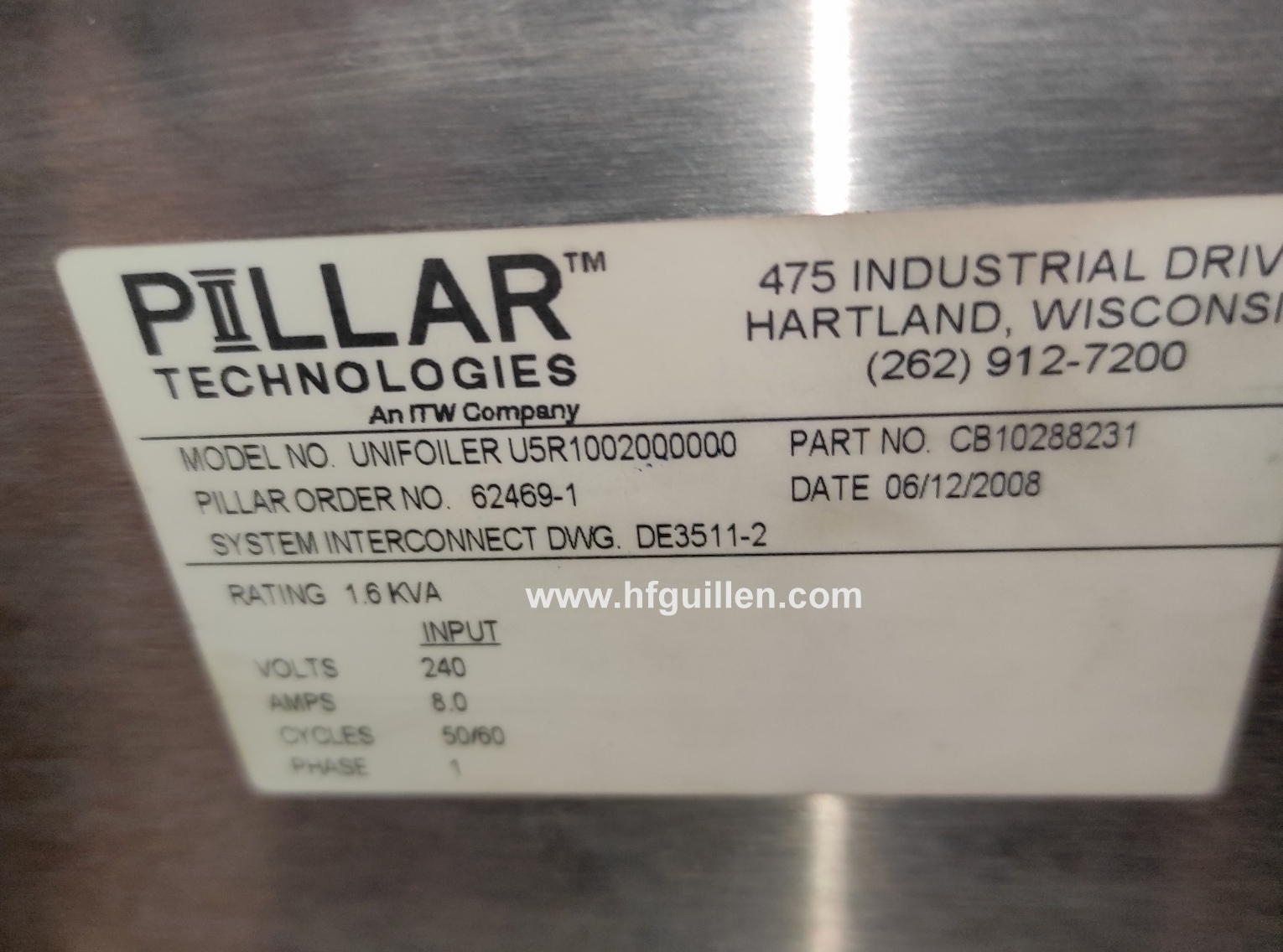 SIGILLATRICE A INDUZIONE PER TAPPI PILLAR UNIFOILER-U in vendita - foto 5