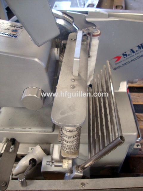 REF-1107 AFFETTATRICE AUTOMATICA S.A.M. CON INTERLEAVER in vendita - foto 6