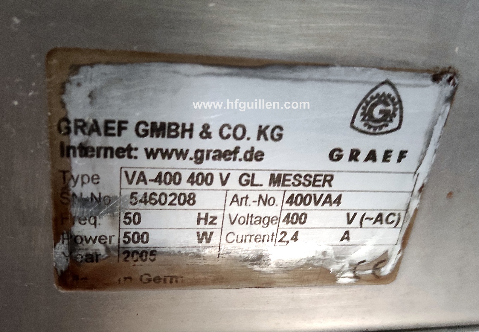 TAGLIERINA AFFETTATRICE AUTOMATICA GRAEF VA-400 in vendita - foto 10
