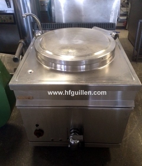 REF-1393 CUOCITORE INDUSTRIALE A GAS REPAGAS 150 LITRI in vendita - foto 1