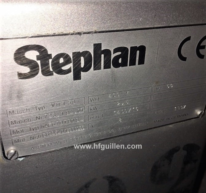 REF-2174 MESCOLATORE SOTTOVUOTO STEPHAN VM150 in vendita - foto 10