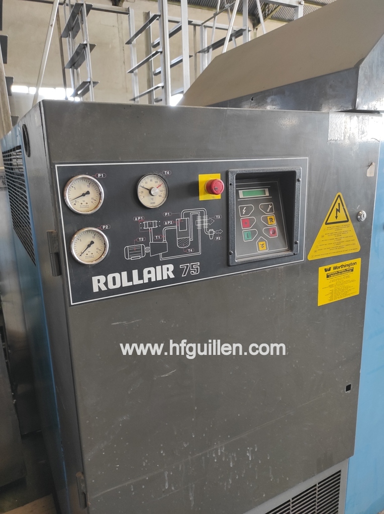 COMPRESSORE A VITE WORTHINGTON CREYSSENSAC ROLLAIR in vendita - foto 3