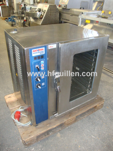 REF-1050 FORNO RATIONAL COMBI STEAMER CD101 10 TEGLIE in vendita - foto 1