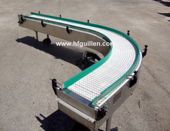 REF-1071 NASTRO TRASPORTATORE MODULARE A CURVA 90º in vendita - foto 3