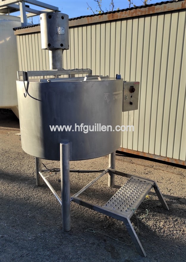 REF-2400 SERBATOIO INOX CON AGITATORE TOWNSEND 900 Ltr in vendita - foto 2