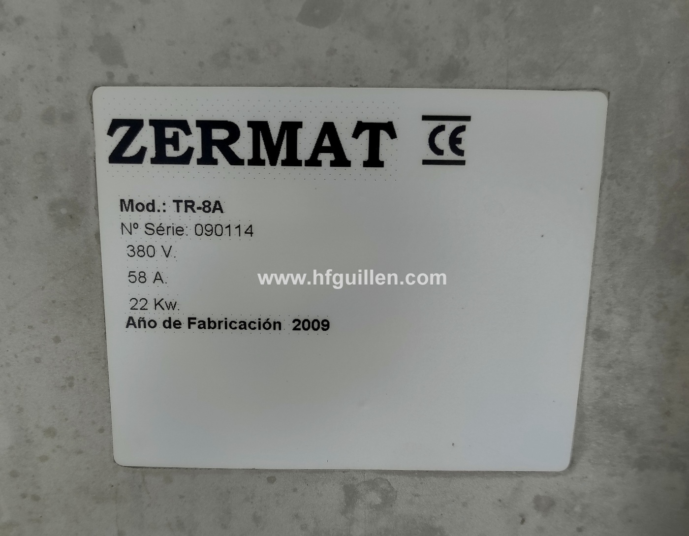 VASCA DI TERMORETRAZIONE AUTOMATICA ZERMAT TR-8A in vendita - foto 8