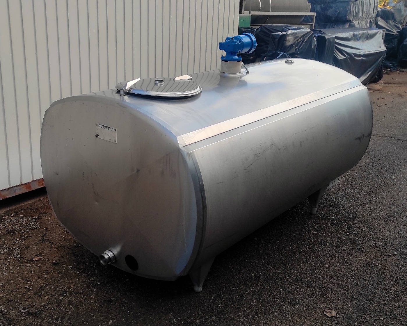 SERBATOIO ISOTERMICO INOX 1.500 LITRI CON AGITATORE in vendita - foto 3