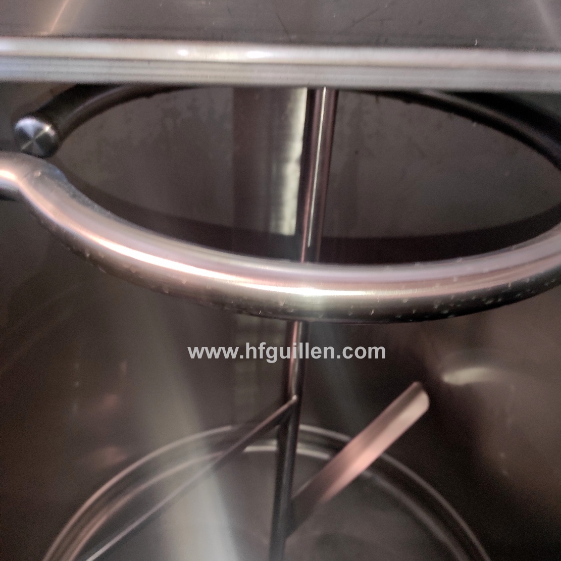 SERBATOIO INOX ISOTERMICO AGITATORE E COPERCHIO 550 L in vendita - foto 5