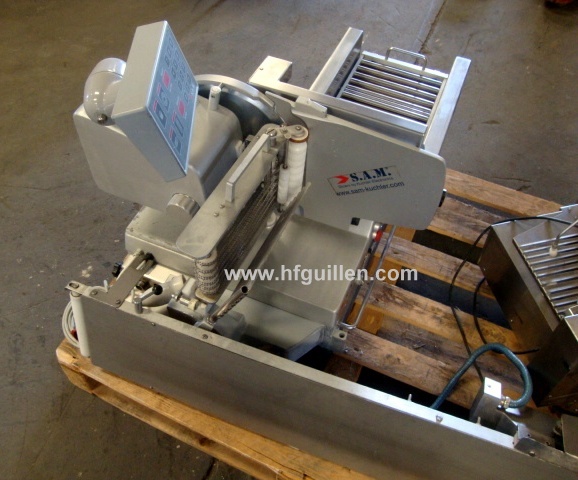 REF-1107 AFFETTATRICE AUTOMATICA S.A.M. CON INTERLEAVER in vendita - foto 6