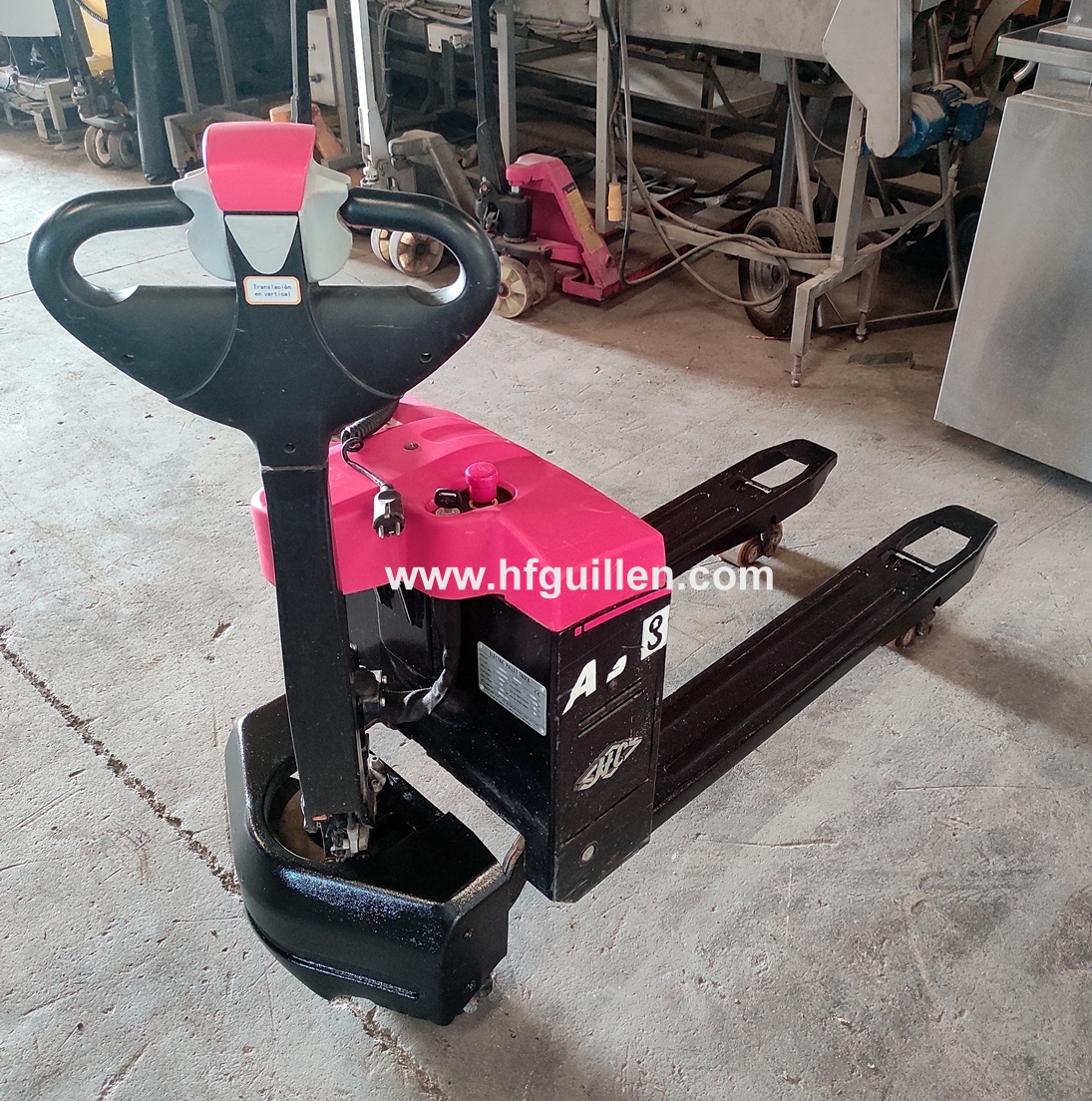 REF-2679 TRANSPALLET ELETTRICO HANGCHA 1.500 KG in vendita - foto 3