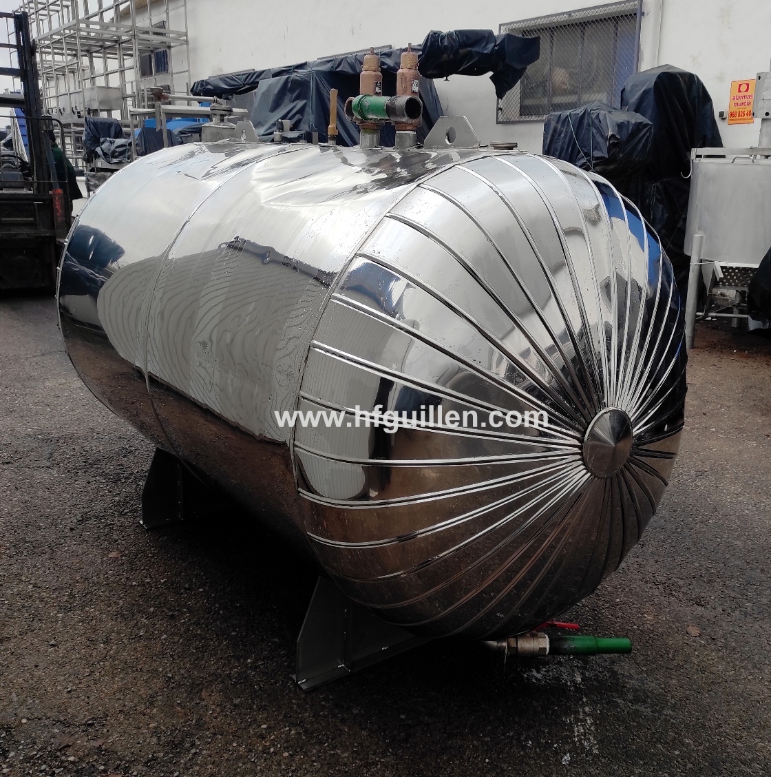 REF-2618 SCAMBIATORE DI CALORE TUBOLARE 3.000 LITRI in vendita - foto 3