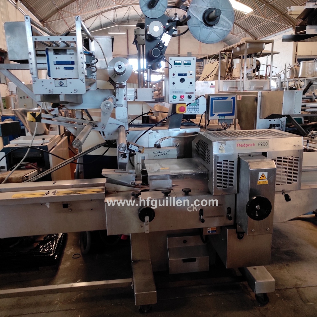 FLOW PACK REDPACK P225 CON ETICHETTATRICE E STAMPANTE in vendita - foto 6