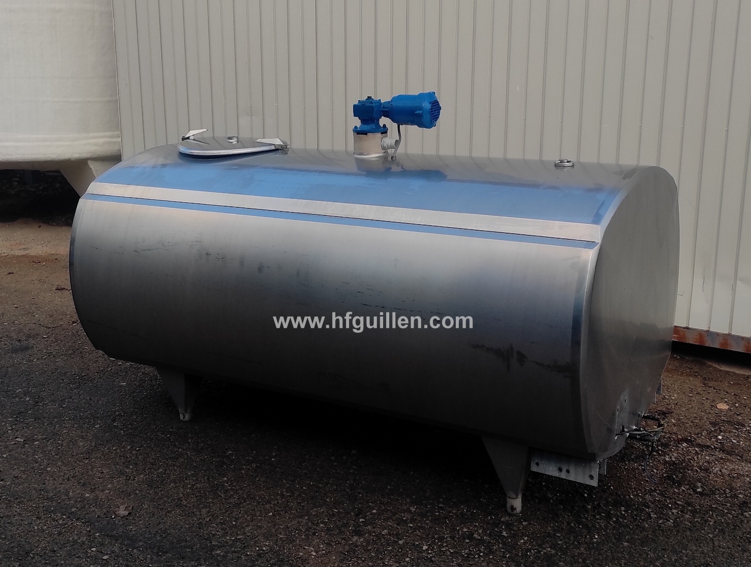 SERBATOIO ISOTERMICO INOX 1.500 LITRI CON AGITATORE in vendita - foto 1