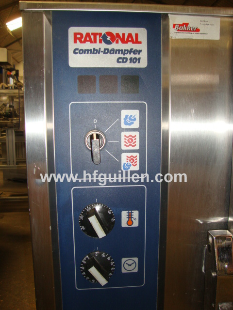 REF-1050 FORNO RATIONAL COMBI STEAMER CD101 10 TEGLIE in vendita - foto 5