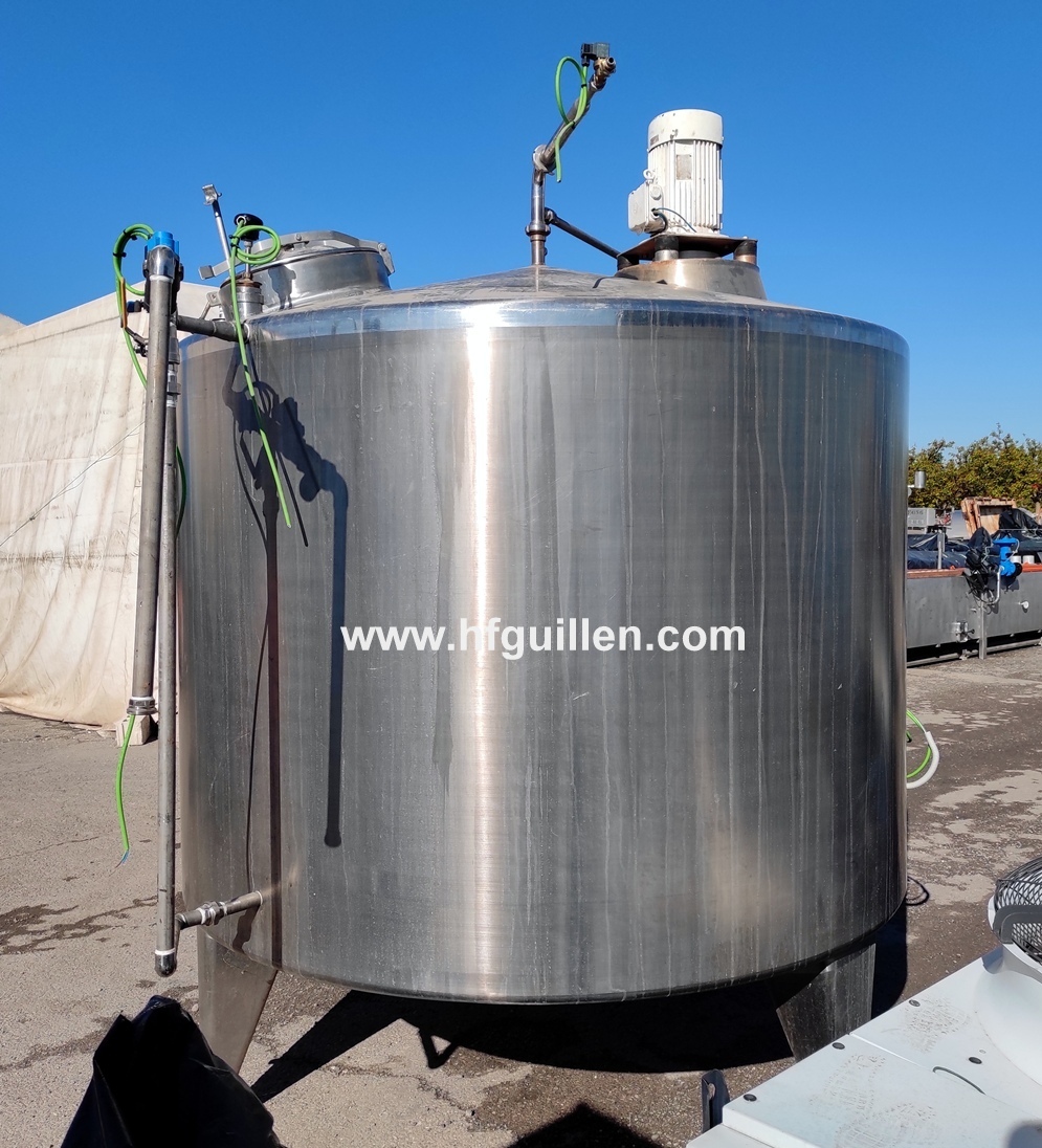 SERBATOIO INOX DOPPIA CAMERA CON AGITATORE 5.000 LITRI in vendita - foto 3