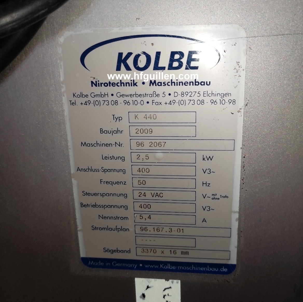 SEGAOSSA KOLBE K440  in vendita - foto 6