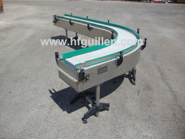 REF-1071 NASTRO TRASPORTATORE MODULARE A CURVA 90º in vendita - foto 2