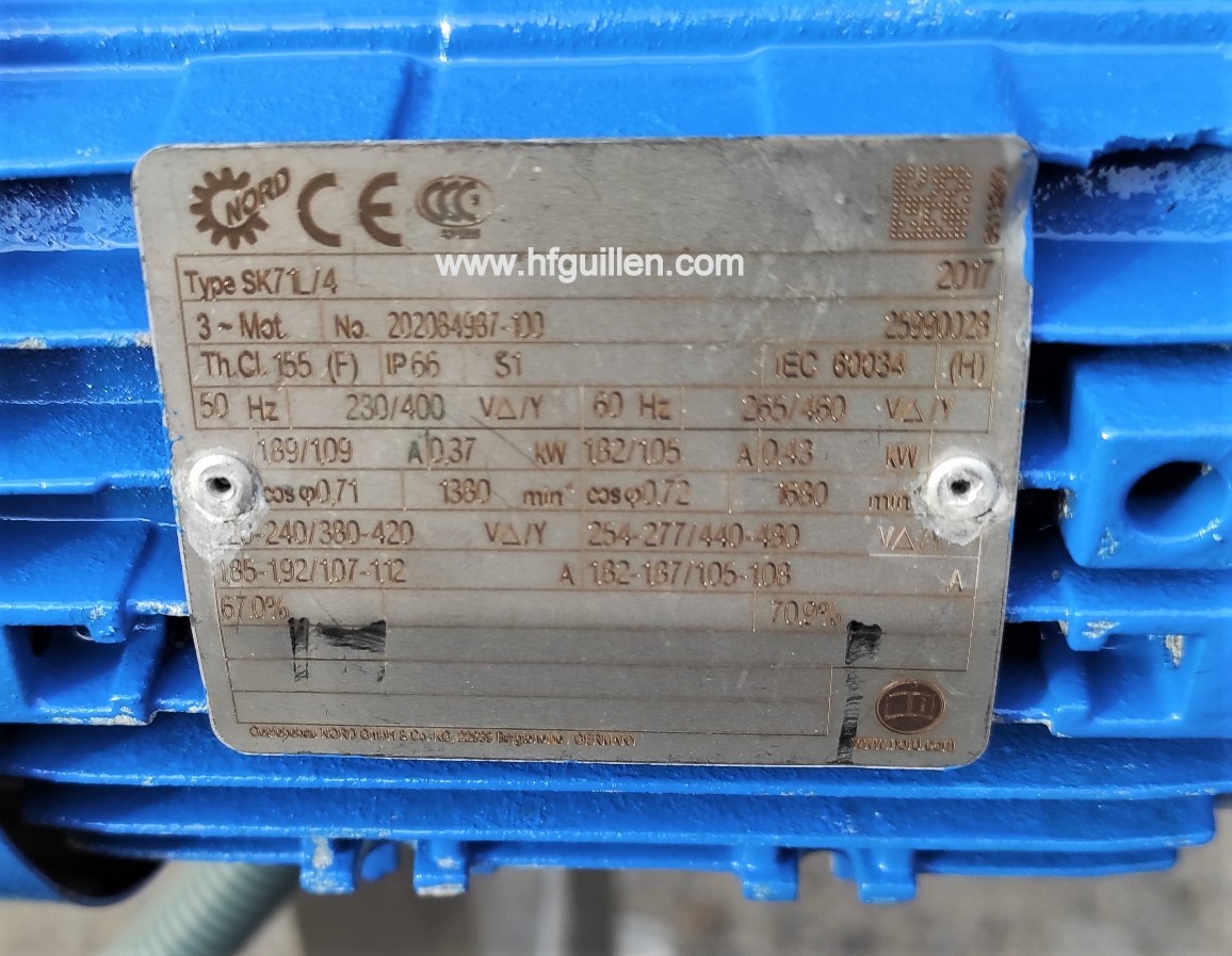 REF-2394 NASTRO TRASPORTATORE A DOPPIA CURVA INOX in vendita - foto 7