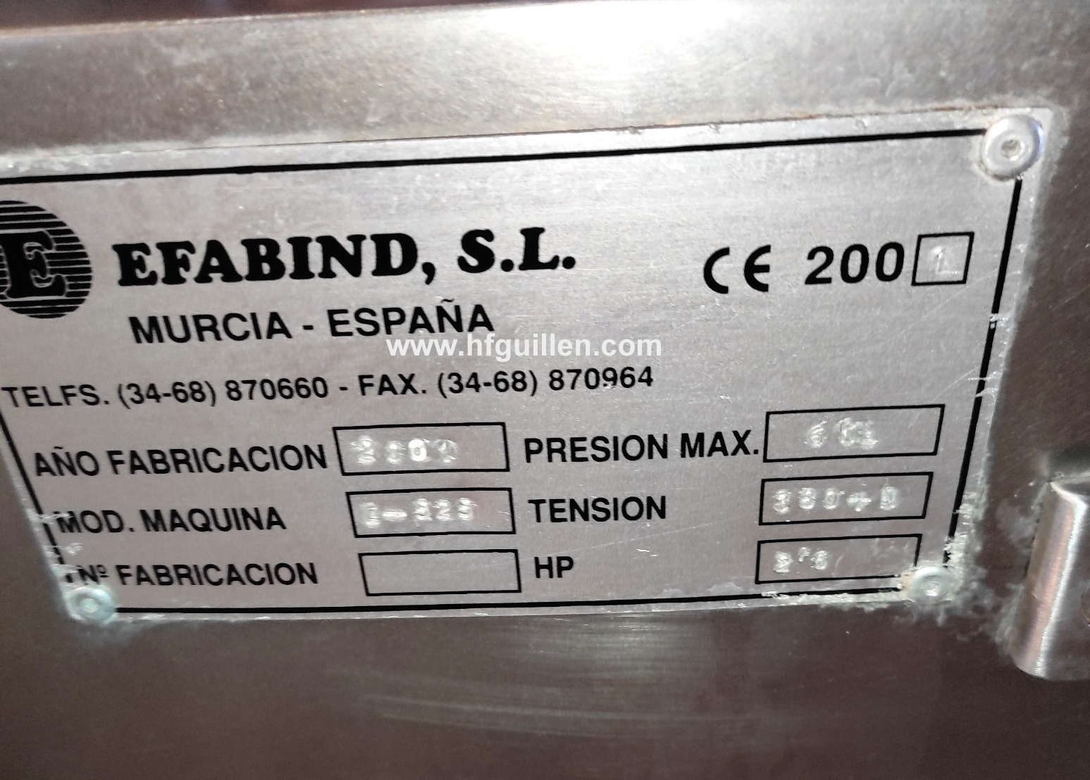 REF-2661 TERMOSALDATRICE PER SECCHI EFABIND L-525 in vendita - foto 7