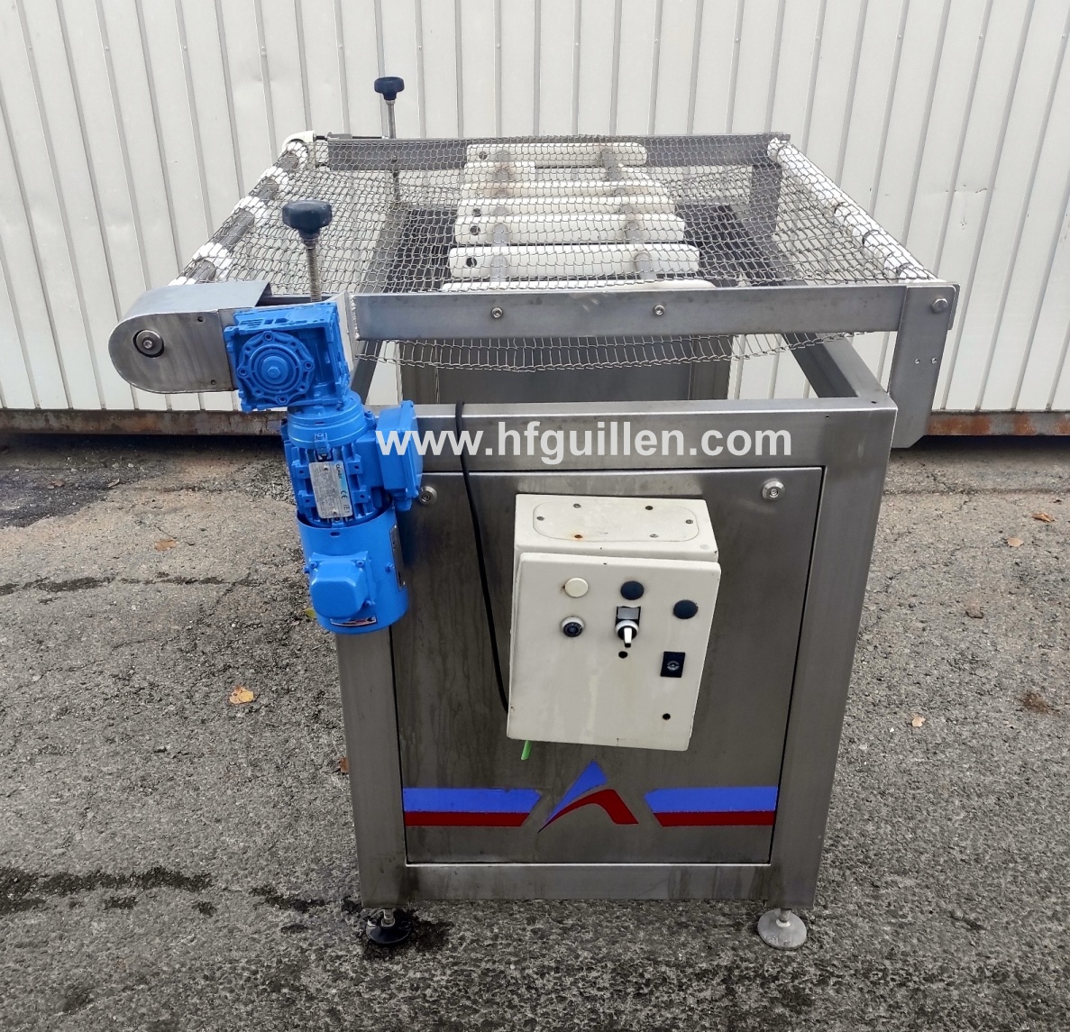 NASTRO TRASPORTATORE RETE METALLICA INOX CON VARIATORE in vendita - foto 1