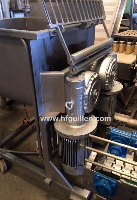 REF-1923 MESCOLATORE IMPASTATRICE PER CARNE 400 LITRI in vendita - foto 4