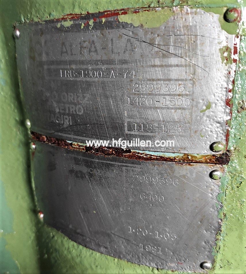 REF-409 SEPARATORE CENTRIFUGO ALFA LAVAL in vendita - foto 6