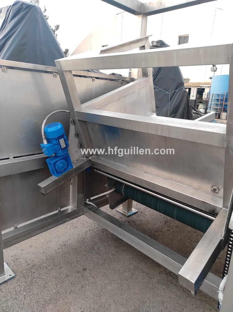 RIBALTATORE PER CASSA-PALLET CON NASTRO DI USCITA in vendita - foto 12