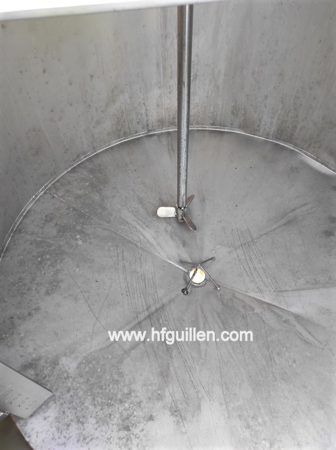 REF-2400 SERBATOIO INOX CON AGITATORE TOWNSEND 900 Ltr in vendita - foto 5