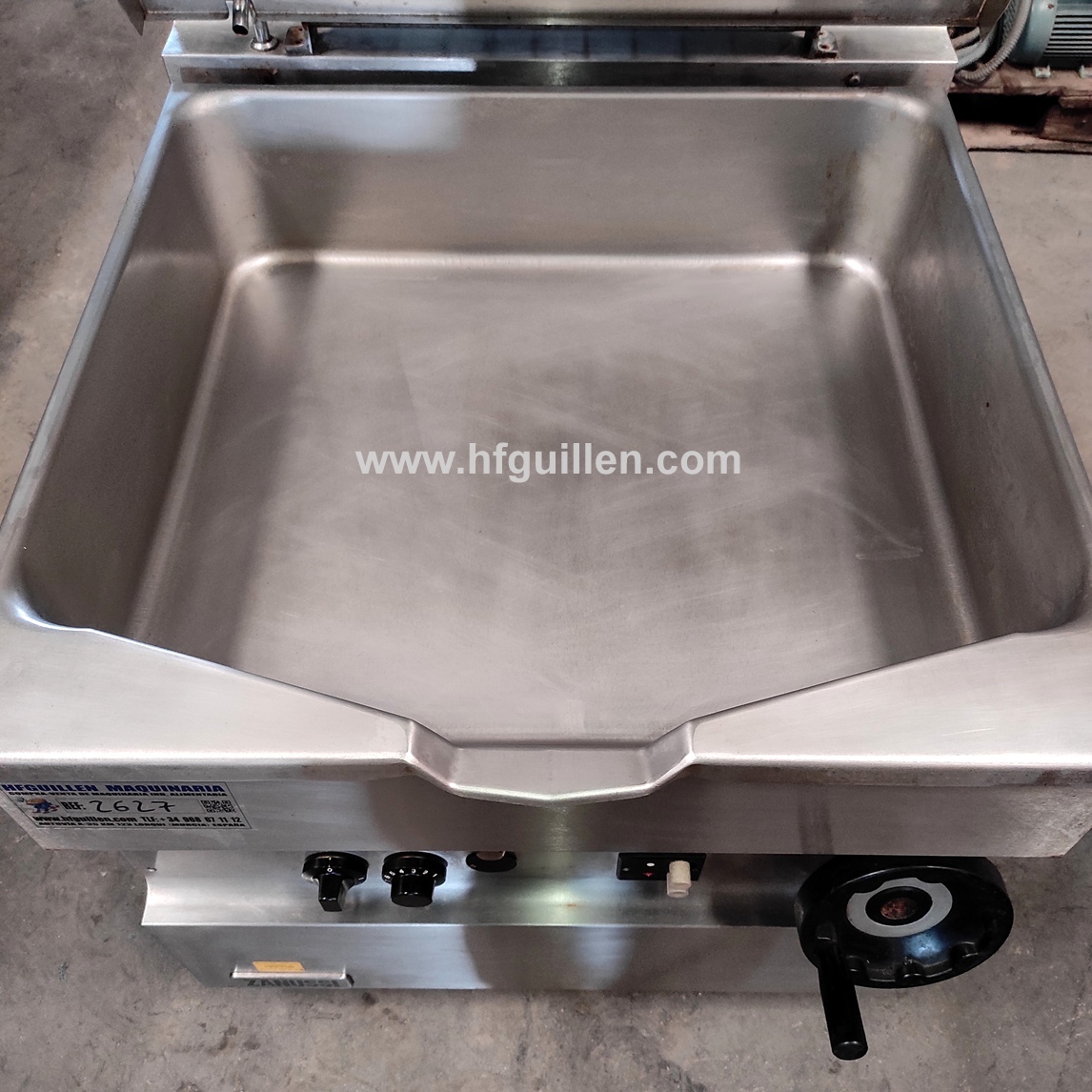 REF-2627 BRASIERA RIBALTABILE ZANUSSI A GAS 80 LITRI in vendita - foto 6