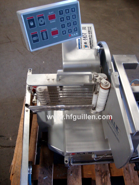 REF-1107 AFFETTATRICE AUTOMATICA S.A.M. CON INTERLEAVER in vendita - foto 3