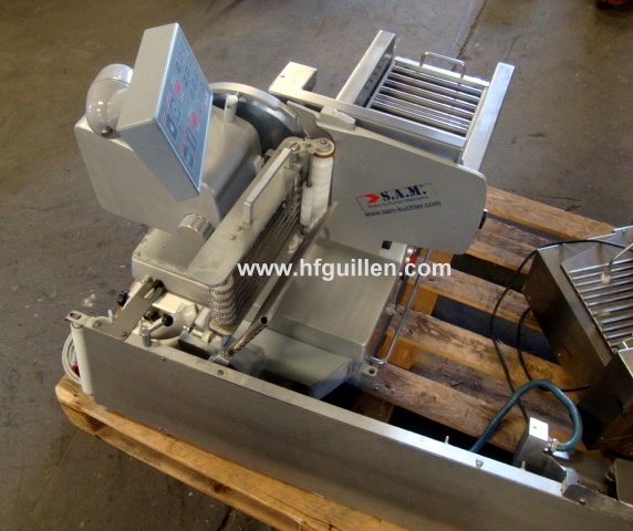 REF-1107 AFFETTATRICE AUTOMATICA S.A.M. CON INTERLEAVER in vendita - foto 5