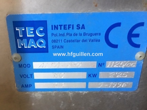 MESCOLATORE IMPASTATRICE PER CARNE SOTTOVUOTO TECMAQ in vendita - foto 7