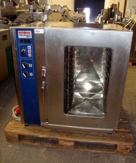REF-1050 FORNO RATIONAL COMBI STEAMER CD101 10 TEGLIE in vendita - foto 2