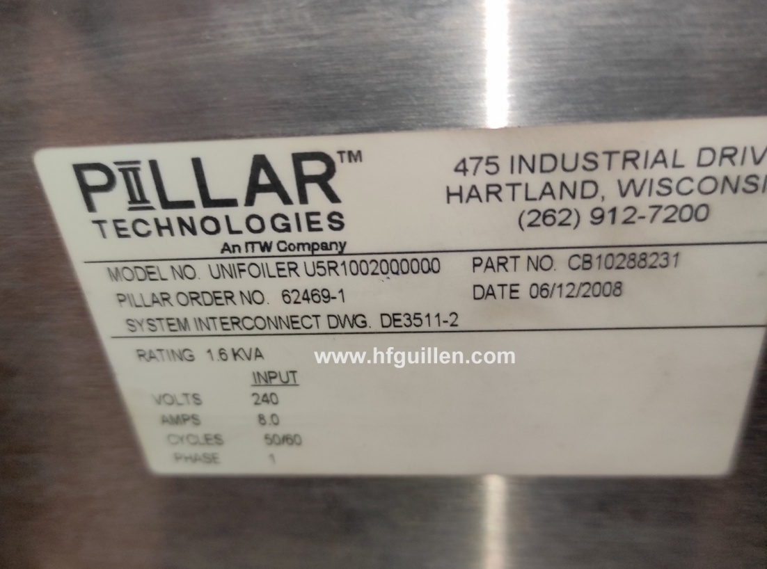 SIGILLATRICE A INDUZIONE PER TAPPI PILLAR UNIFOILER-U in vendita - foto 5