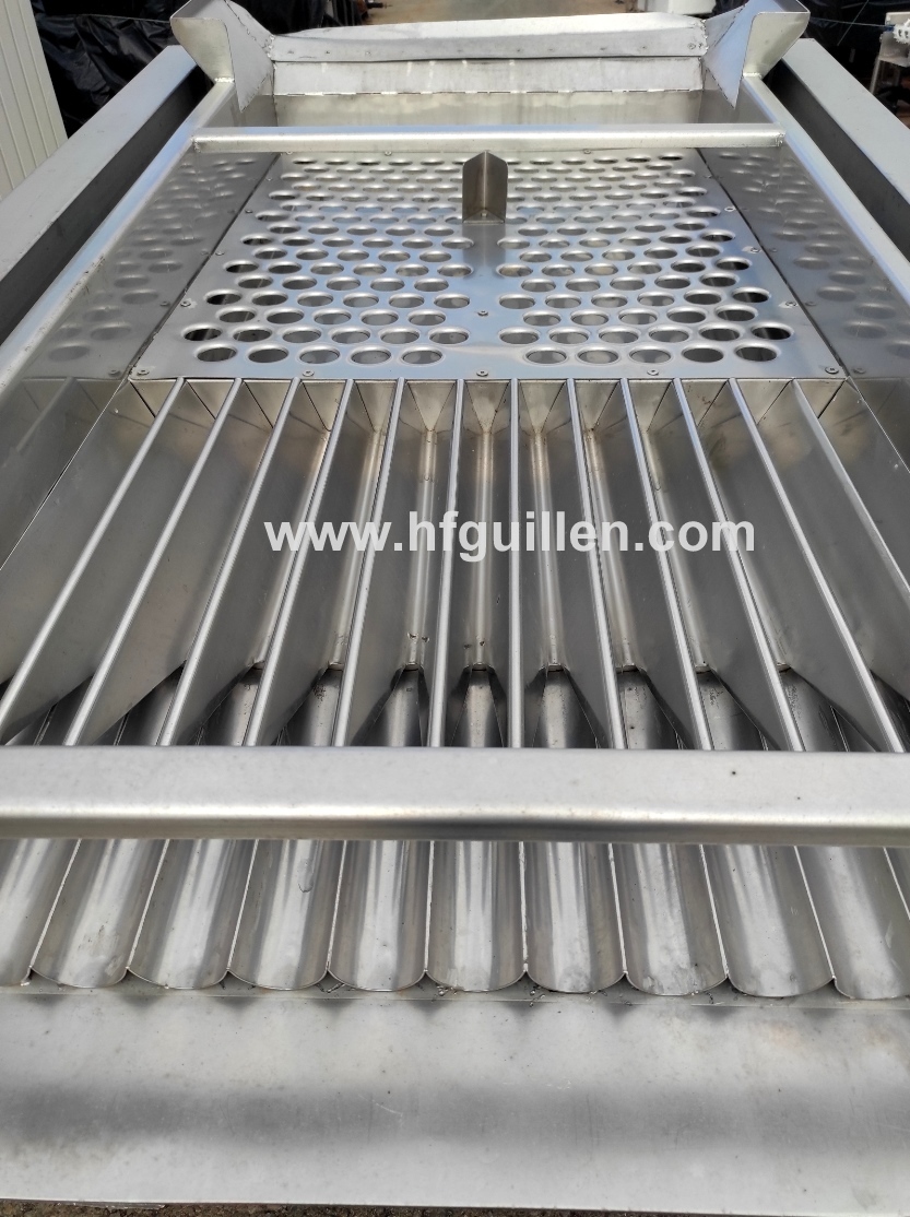 TRASPORTATORE ALLINEATORE VIBRANTE PER PESCHE FMA INOX in vendita - foto 5