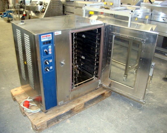 REF-1050 FORNO RATIONAL COMBI STEAMER CD101 10 TEGLIE in vendita - foto 3