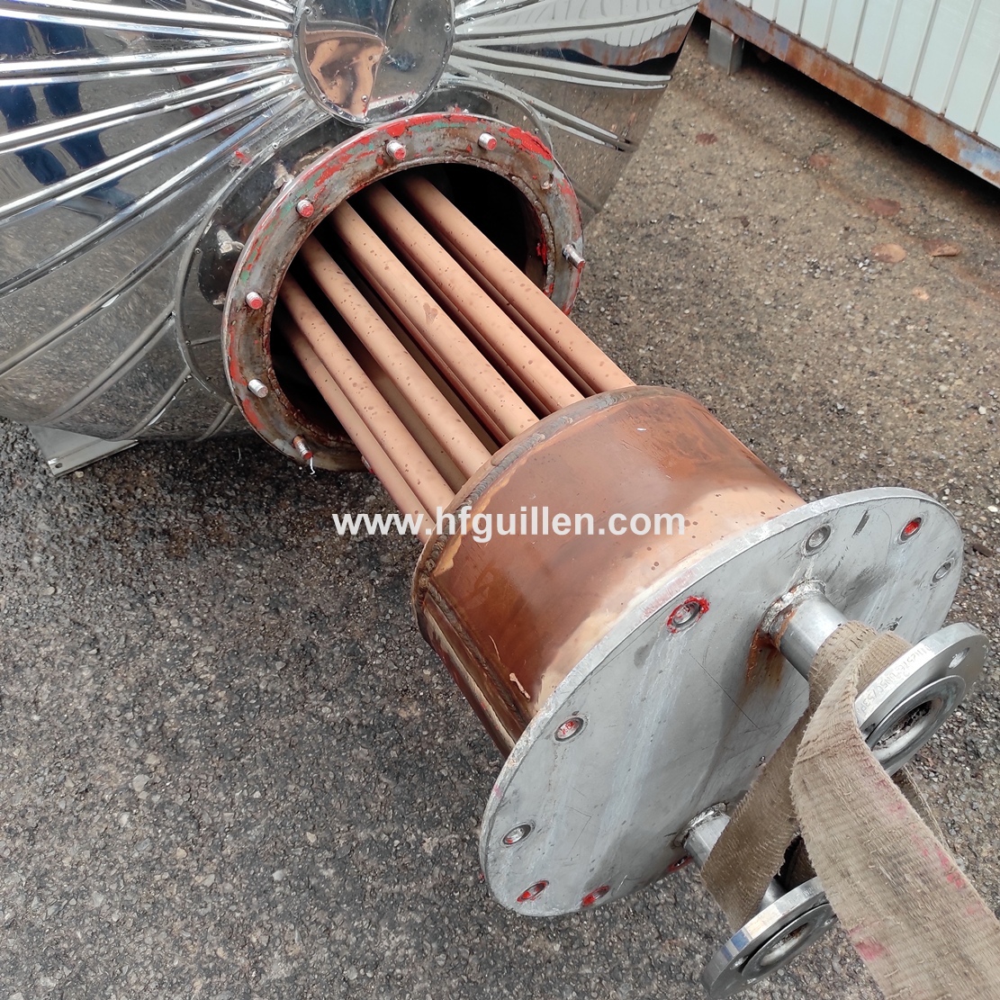 REF-2618 SCAMBIATORE DI CALORE TUBOLARE 3.000 LITRI in vendita - foto 6