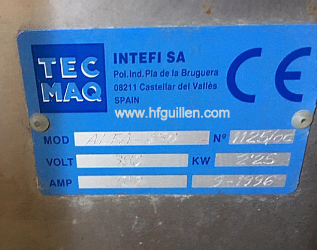 MESCOLATORE IMPASTATRICE PER CARNE SOTTOVUOTO TECMAQ in vendita - foto 6