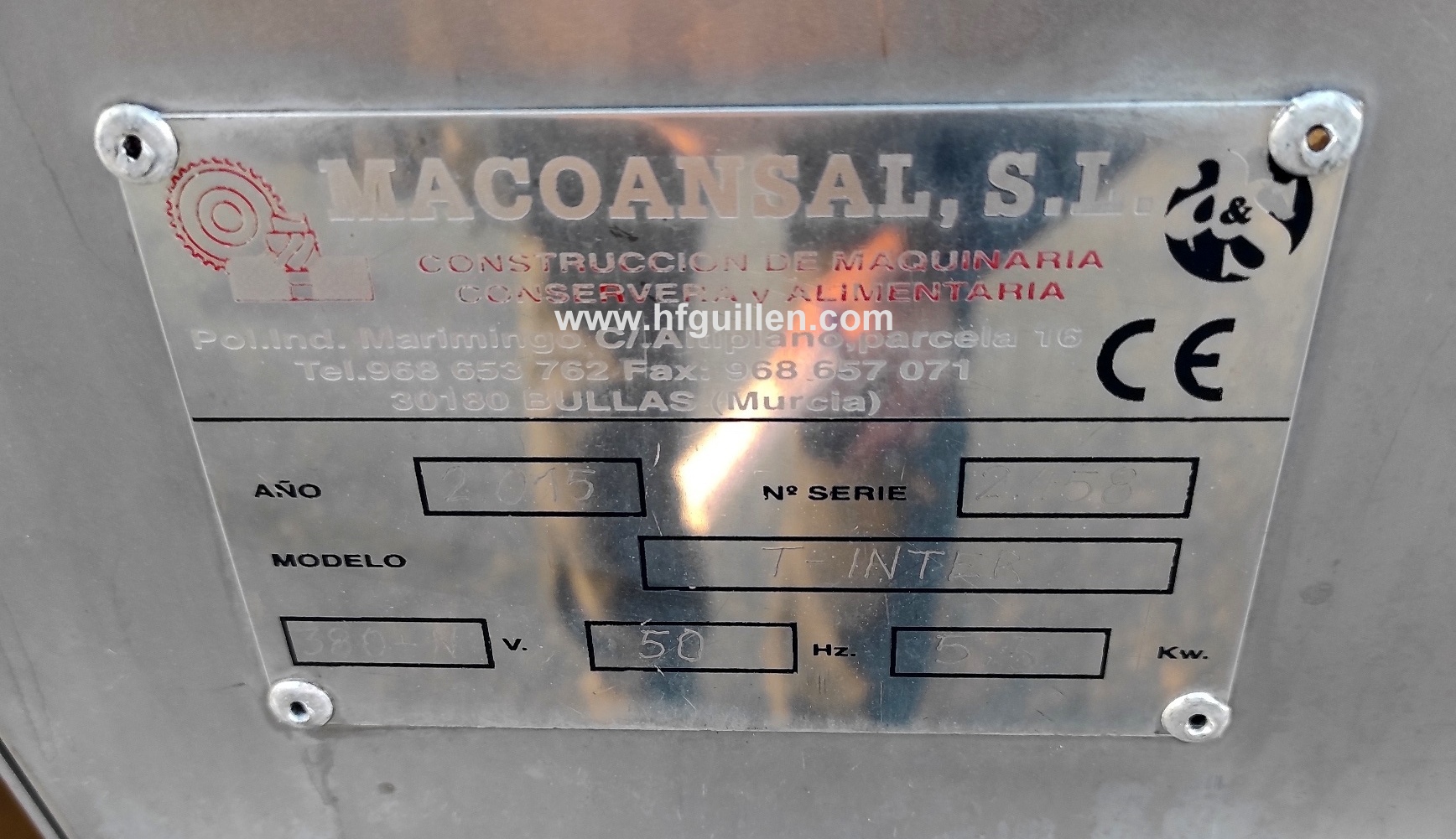 NASTRO TRASPORTATORE IN ACCIAO INOX 103x100cm in vendita - foto 4