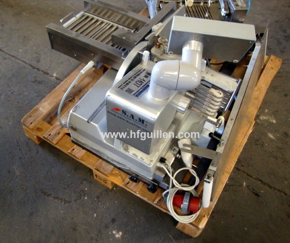 REF-1107 AFFETTATRICE AUTOMATICA S.A.M. CON INTERLEAVER in vendita - foto 7