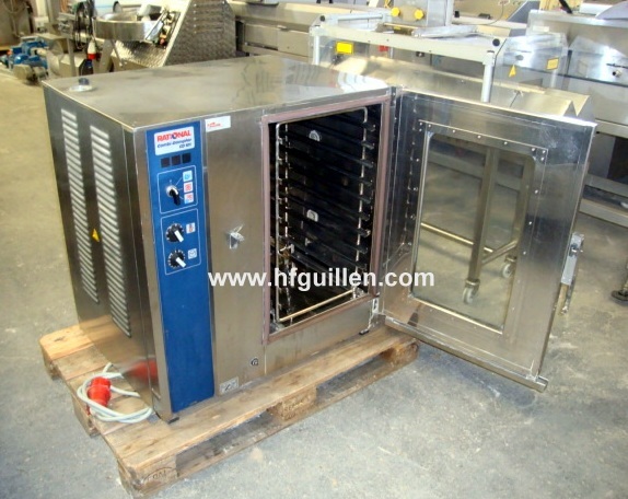 REF-1050 FORNO RATIONAL COMBI STEAMER CD101 10 TEGLIE in vendita - foto 5