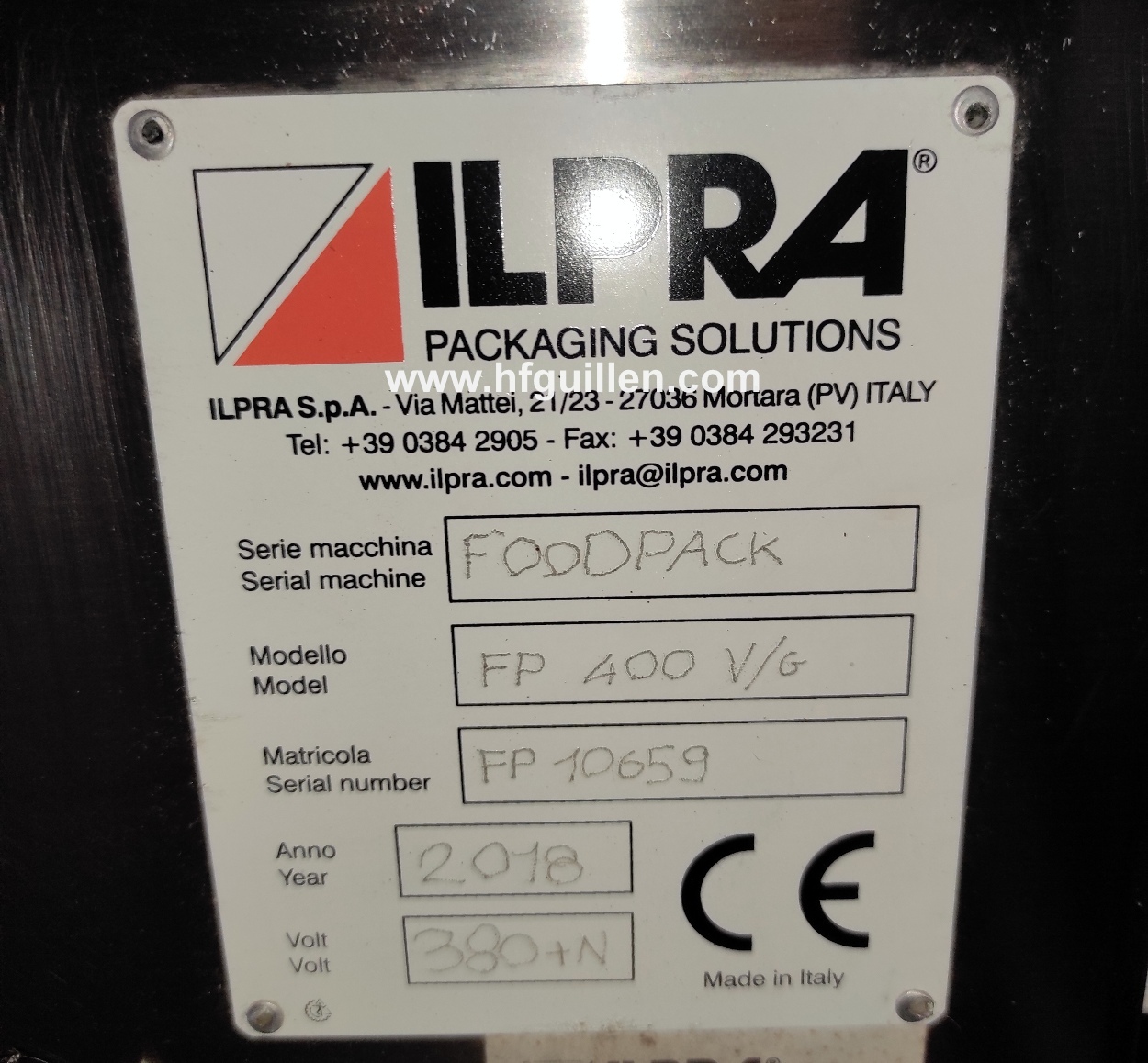 TERMOSALDATRICE SEMIAUTOMATICA ILPRA FOODPACK FP400 V/G in vendita - foto 7
